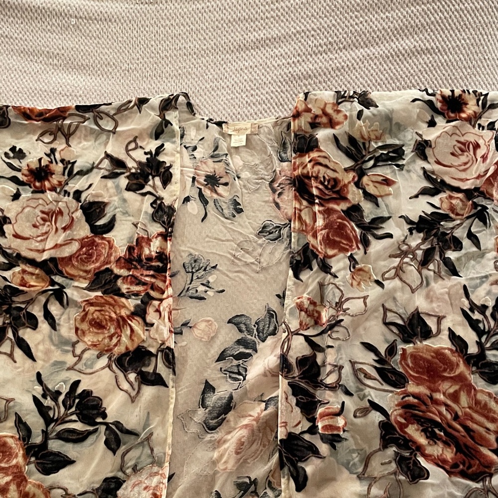 Japna Sheer Floral Cover-Up
